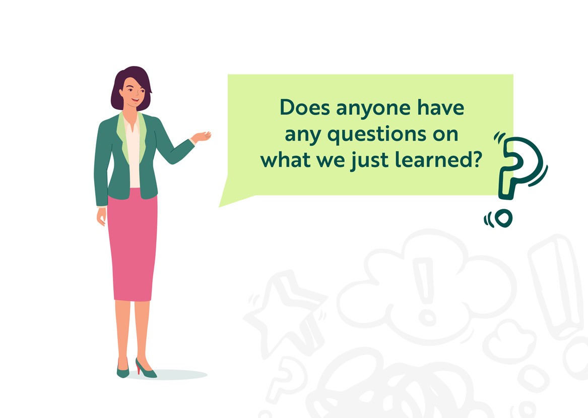 An example of step 5 of Gagné's 9 Events of Instruction.