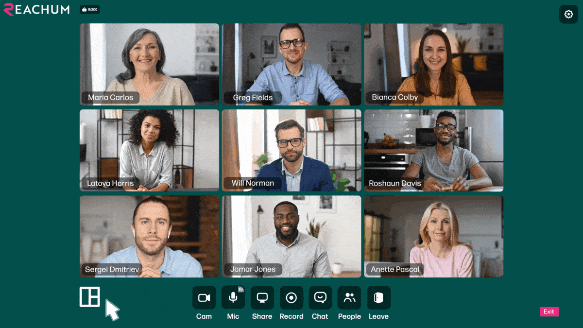 Switching the Layout in REACHUM