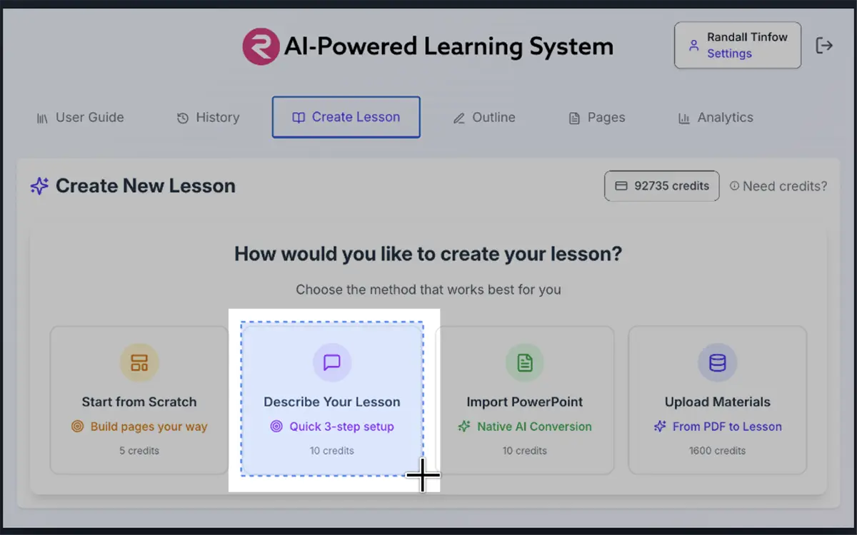 REACHUM walkthrough editor showing a hotspot drawn over a software screenshot